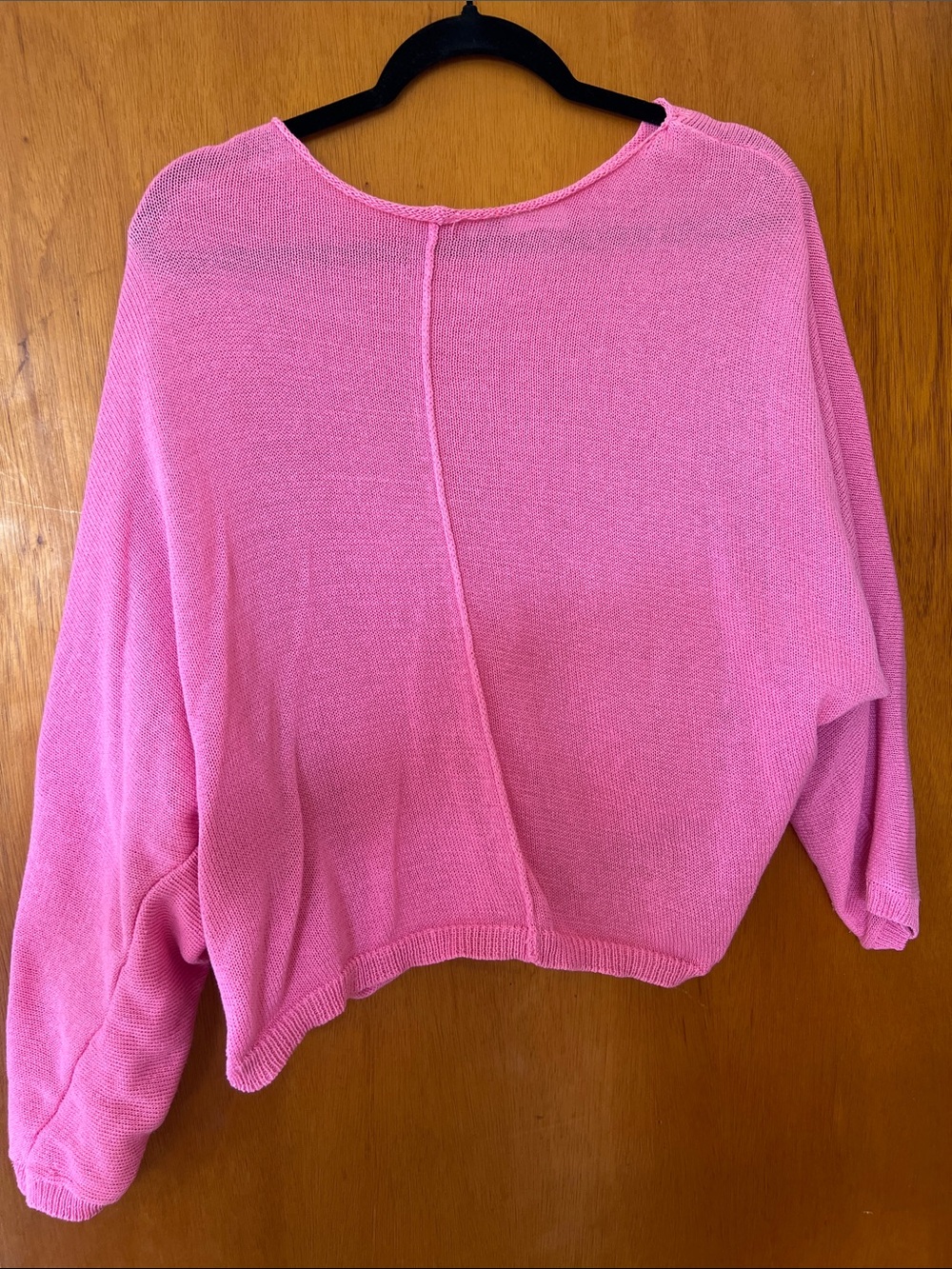 Zara Pink Lightweight Crewneck Knit Sweater